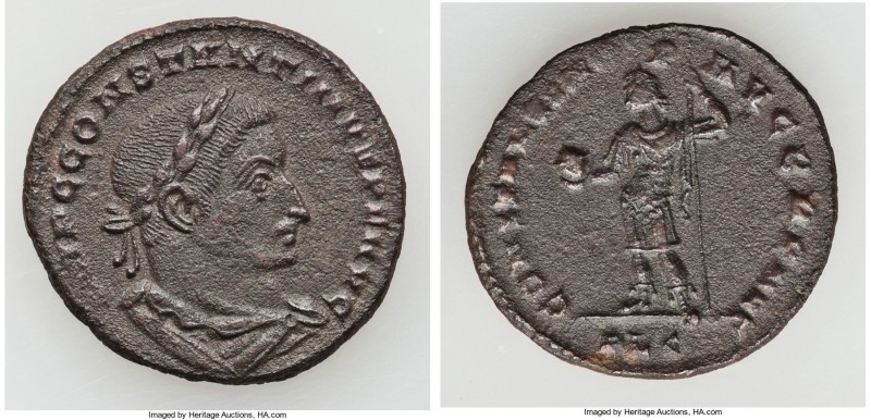Constantine I the Great, as Augustus (AD 307-337). BI follis or nummus (26mm, 6....