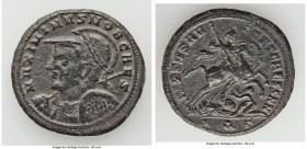 Maximinus II, as Caesar (AD 310-313). BI follis or nummus (29 mm, 8.14 gm, 6h). VF. Aquileia, 3rd officina, AD 305-306. MAXIMINVS NOB CAES, helmeted a...