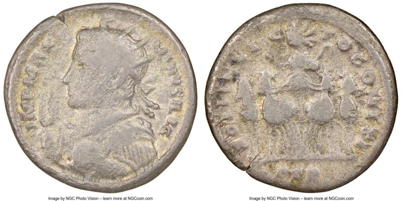 Maximinus II, as Augustus (AD 310-313). BI argenteus (17mm, 2.19 gm, 6h). NGC Fi...