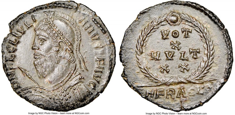 Julian II (AD 360-363). AE centenionalis (20mm, 3.44 gm, 5h). NGC MS 5/5 - 3/5, ...