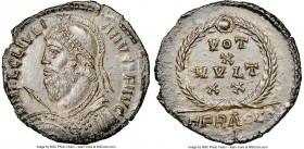 Julian II (AD 360-363). AE centenionalis (20mm, 3.44 gm, 5h). NGC MS 5/5 - 3/5, light scratches. Heraclea, 2nd officina, ca. AD 362-363. D N FL CL IVL...