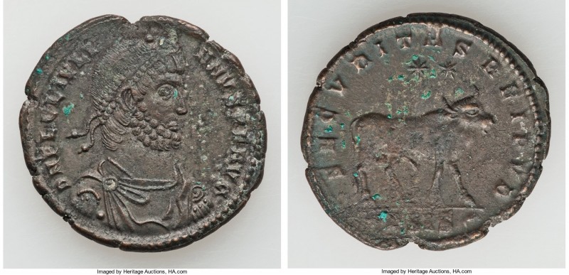 Julian II (AD 360-363). AE1 or BI maiorina (30mm, 9.59 gm, 6h). Choice VF. Sisci...