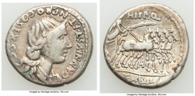 ANCIENT LOTS. Roman Republic. ca. 82-81 BC. Lot of two (2) AR. VF. Includes: (2) C. Annius T.f. T.n. and L. Fabius L.f. Hispaniensis (ca. 82-81 BC). A...