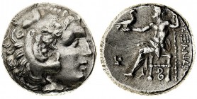 macedonia 
Alessandro III (336-323 a.C.) - Dracma postuma databile al periodo 323-317 a.C. - Zecca: Lampsaco - Diritto: testa di Eracle a destra rico...