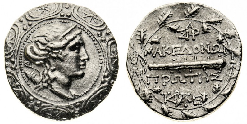 macedonia 
Dominazione Romana - Tetradramma databile a dopo il 168 a.C. - Dirit...