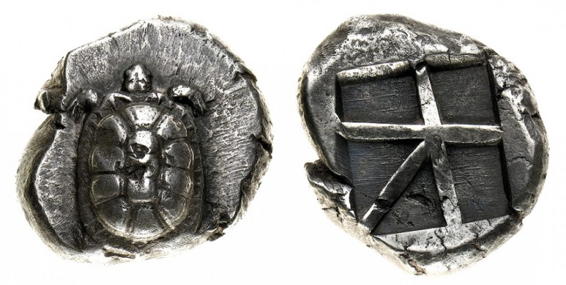 attica 
Aegina - Statere databile al periodo 437-350 a.C. - Diritto: tartaruga ...