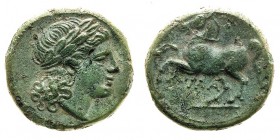 monete romane repubblicane 
Litra romano-campana databile al periodo 234-231 a.C. - Zecca: Roma - Diritto: testa laureata di Apollo a destra - Rovesc...
