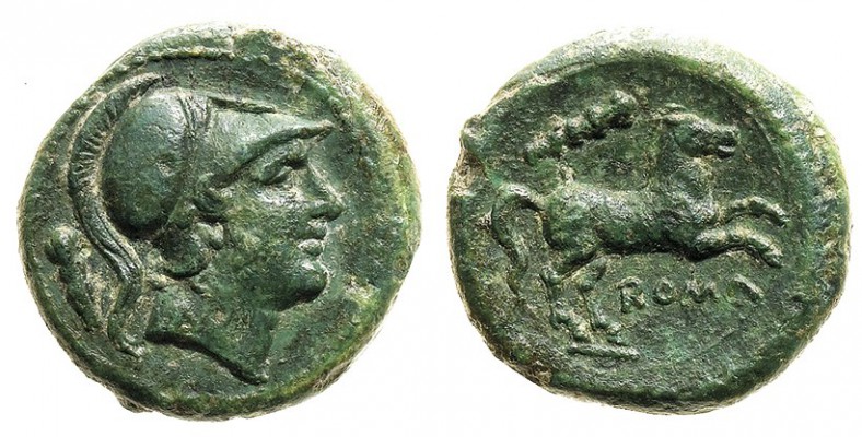 monete romane repubblicane 
Litra romano-campana databile al periodo 230-226 a....