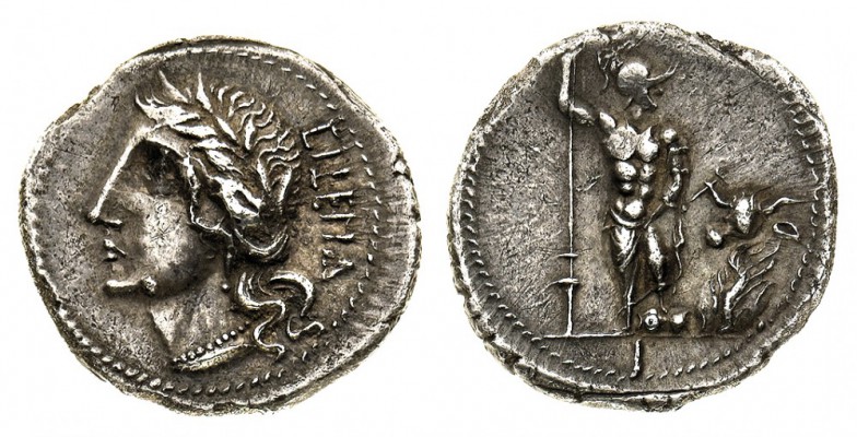 monete romane repubblicane 
Bellum Sociale - Denaro databile all’89 a.C. (?) - ...