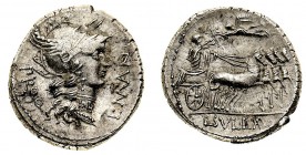 monete romane repubblicane 
Denaro al nome L.SVLLA IMPE. L.MANLI PROQ databile all’82 a.C. - Zecca: itinerante al seguito di Silla - Diritto: testa e...