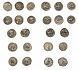 monete romane repubblicane 
Secoli II/I a.C. - Insieme di 8 Denari - Sono presenti, classificati con riferimento al Crawford: anonima (201/1), Iunia ...