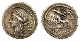 monete romane pre-imperiali 
Denaro al nome C.CONSIDIVS PAETUS databile al 46 a.C. - Zecca: Roma - Diritto: testa laureata e diademata di Venerea a s...