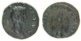 augusto (27 a.c.-14 d.c.) 
Asse di restituzione databile al 98 d.C., durante il regno di Nerva - Zecca: Roma - Diritto: testa dell’Imperatore a destr...