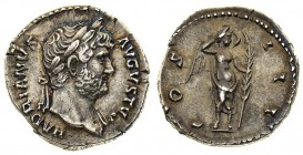 adriano (117-138 d.c.) 
Denaro databile al periodo 125-128 d.C. - Zecca: Roma - Diritto: testa laureata dell’Imperatore a destra con un accenno di dr...