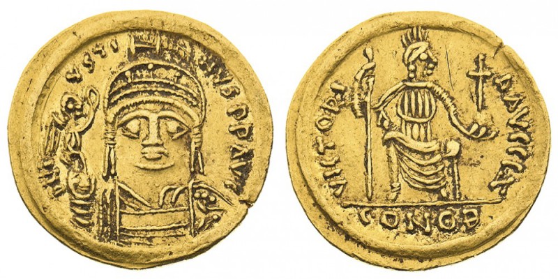 monete bizantine 
Giustino II (565-578) - Solido - Zecca: Costantinopoli - Diri...