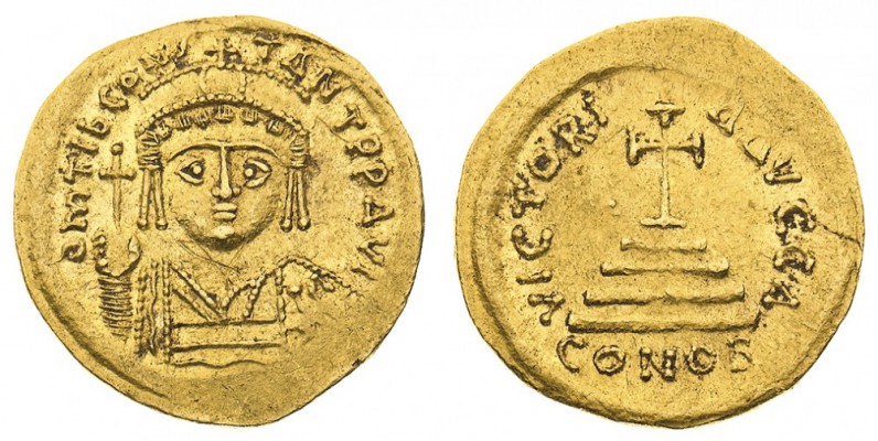 monete bizantine 
Tiberio II Costantino (578-582) - Solido databile al periodo ...