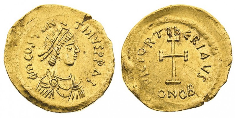 monete bizantine 
Tiberio II Costantino (578-582) - Tremisse - Zecca: Costantin...