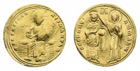 monete bizantine 
Romano III (1028-1034) - Histamenon - Zecca: Costantinopoli - Diritto: Gesù Cristo benedicente seduto di fronte - Rovescio: l’Imper...