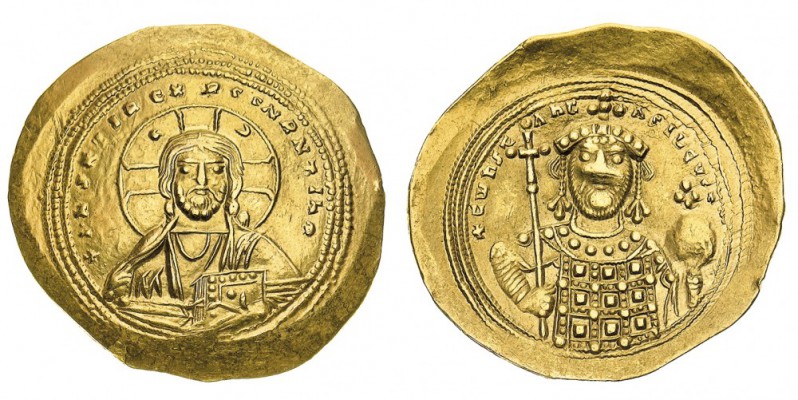 monete bizantine 
Costantino IX (1042-1055) - Histamenon - Zecca: Costantinopol...
