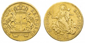 repubblica di genova 
Governo dei Dogi Biennali (1528-1797) - 48 Lire 1796 - Zecca: Genova - Diritto: due grifoni reggono lo stemma della Repubblica ...