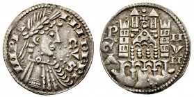 bergamo 
Grosso da 6 Denari al nome di Federico II di Svevia databile al periodo 1236 - inizio XIV Secolo - Diritto: effigie di Federico II a destra ...