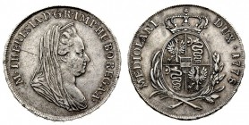 ducato di milano 
Maria Teresa d’Asburgo (1740-1780) - Mezzo Scudo 1778 - Zecca: Milano - Diritto: busto velato di Maria Teresa a destra - Rovescio: ...