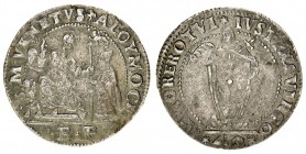 repubblica di venezia 
Alvise I Mocenigo (1570-1577) - 2 Lire (40 Soldi) con Santa Giustina - Zecca: Venezia - Diritto: San aMarco seduto di fronte b...