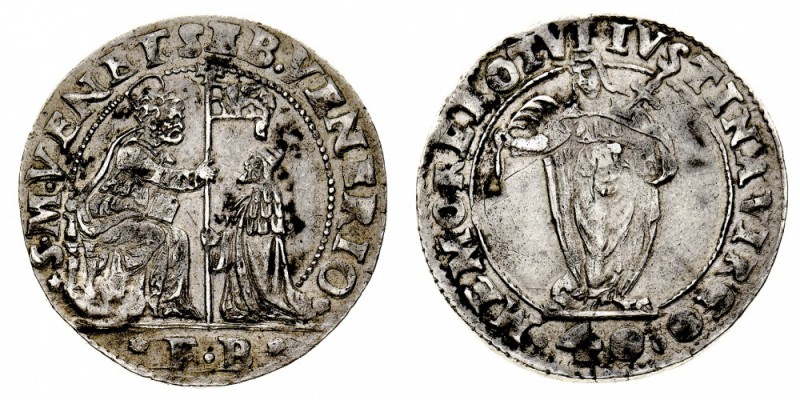 repubblica di venezia 
Sebastiano Venier (1577-1578) - 2 Lire (40 Soldi) con Sa...