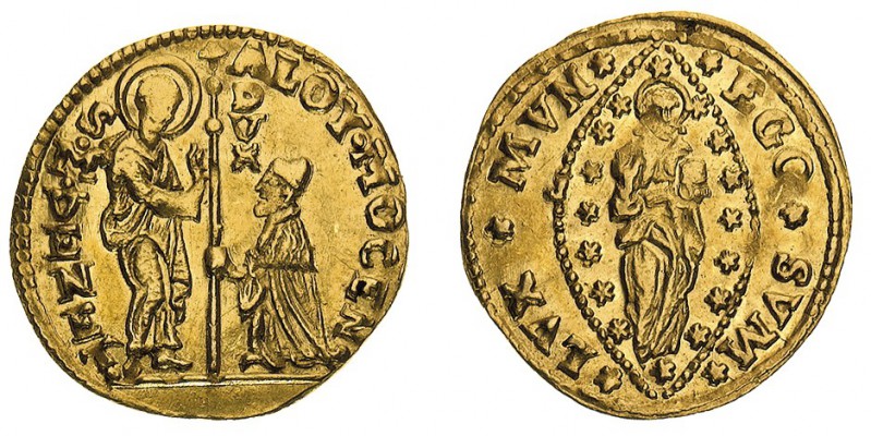 repubblica di venezia 
Alvise IV Mocenigo (1763-1779) - Mezzo Zecchino - Zecca:...
