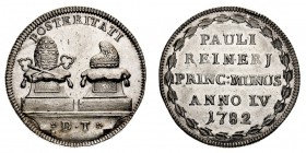 repubblica di venezia 
Paolo Renier (1779-1789) - Osella Anno IV 1782 - Zecca: Venezia - Diritto: triregno con chiavi decussate e corno dogale, morbi...