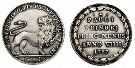repubblica di venezia 
Paolo Renier (1779-1789) - Osella Anno VIIII 1787 - Zecca: Venezia - Diritto: leone in movimento verso destra retrospiciente -...