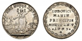 repubblica di venezia 
Ludovico Manin (1789-1797) - Osella Anno V 1793 - Zecca: Venezia - Diritto: la Vergine coronata di stelle allarga le braccia i...