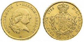 ducato di parma, piacenza e guastalla 
Ferdinando I di Borbone (1765-1802) - 4 Doppie 1796 - Zecca: Parma - Diritto: effigie di Ferdinando a destra -...