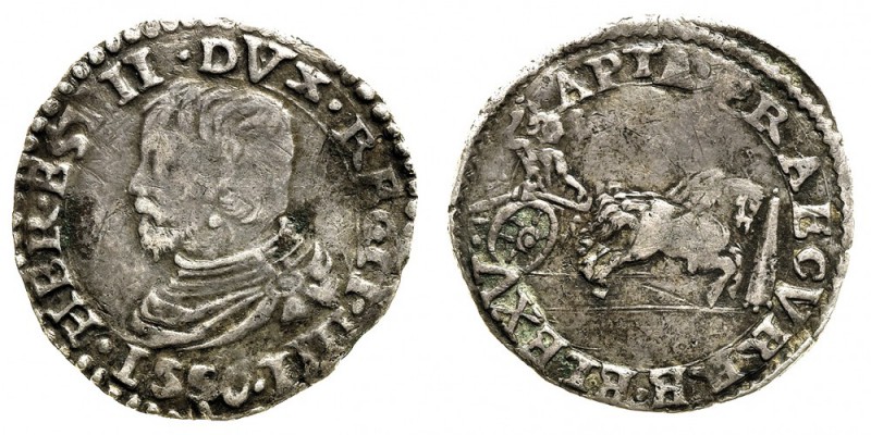 ducato di modena e reggio 
Ercole II d’Este (1534-1559) - Cavallotto 1556 - Zec...