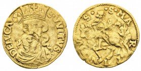 repubblica di lucca 
Secoli XVI - Ducato - Diritto: il Santo Volto, coronato e paludato, visto di fronte leggermente rivolto a sinistra - Rovescio: S...