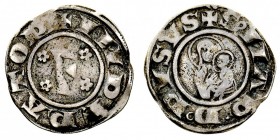 repubblica di pisa 
Monetazione al nome di Federico I Imperatore (1150-1312) - Grosso - Diritto: lettera F accantonata da rosette - Rovescio: mezzo b...