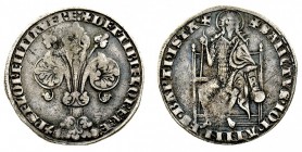 firenze 
Repubblica (1189-1532) - Grosso Guelfo da 20 Denari databile al periodo 1277-1297 - Zecca: Firenze - Diritto: giglio fiorentino - Rovescio: ...