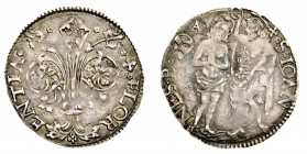 firenze 
Barile da 10 Soldi databile al I semestre del 1513 - Zecca: Firenze - Diritto: giglio fiorentino - Rovescio: San Giovanni nell’atto di batte...