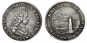 granducato di toscana 
Cosimo III de’ Medici (1670-1723) - Monetazione per Livorno - Tollero 1685 - Zecca: Firenze - Diritto: busto coronato, paludat...