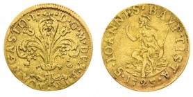 granducato di toscana 
Gian Gastone de’ Medici (1723-1737) - Fiorino 1725 - Zecca: Firenze - Diritto: giglio fiorentino - Rovescio: San Giovanni Batt...