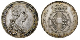 granducato di toscana 
Ferdinando III di Lorena (1790-1801) - 2 Paoli 1791 - Zecca: Firenze - Diritto: effigie del Granduca a destra - Rovescio: stem...