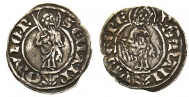 granducato di toscana 
Senato Romano (1184-1439 ca.) - Emissione di Samperini Anonimi (1265-1303) - Mezzo Grosso - Zecca: Roma - Diritto: San Paolo s...