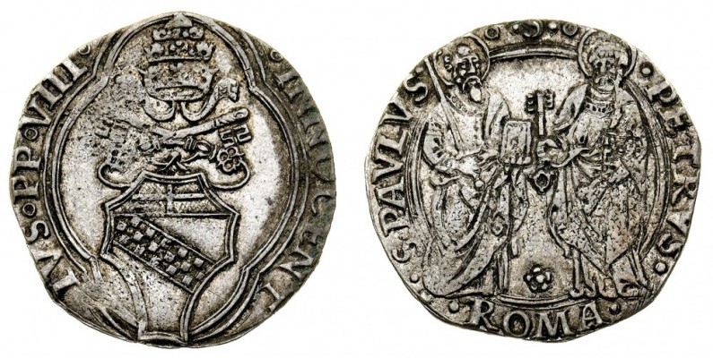stati pontifici 
Innocenzo VIII (1484-1492) - Grosso - Zecca: Roma - Diritto: s...