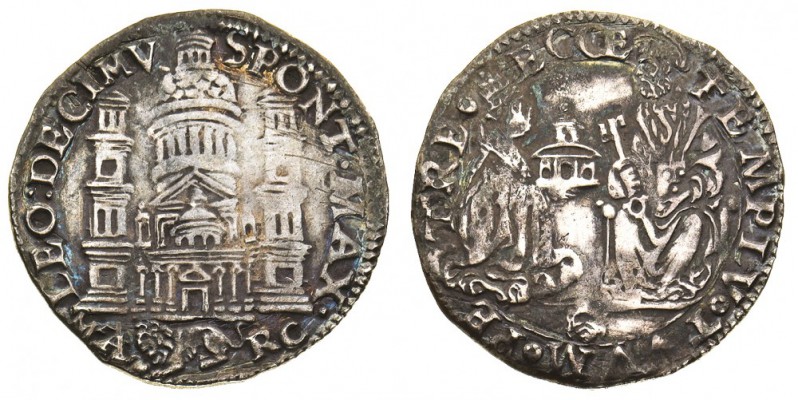 stati pontifici 
Leone X (1513-1521) - Giulio - Zecca: Ancona - Diritto: faccia...