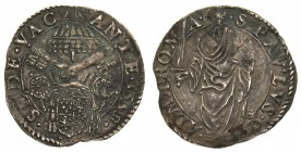 stati pontifici 
Sede Vacante (1559) - Giulio - Zecca: Roma - Diritto: stemma sormontato dalle chiavi decussate e da un padiglione - Rovescio: San Pa...