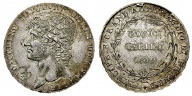regno delle due sicilie 
Gioacchino Murat (1808-1815) - Piastra da 12 Carlini 1809 - Zecca: Napoli - Diritto: effigie di Gioacchino a sinistra - Rove...