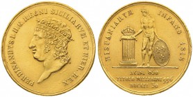 regno delle due sicilie 
Ferdinando I di Borbone (1816-1825) - 30 Ducati 1818 - Zecca: Napoli - Diritto: effigie coronata del Re a sinistra - Rovesci...