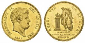 regno delle due sicilie 
Ferdinando II di Borbone (1830-1859) - 15 Ducati 1851 - Zecca: Napoli - Diritto: effigie del Re a destra - Rovescio: il Geni...