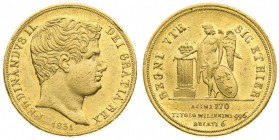 regno delle due sicilie 
Ferdinando II di Borbone (1830-1859) - 6 Ducati 1831 - Zecca: Napoli - Diritto: effigie del Re a destra - Rovescio: il Genio...