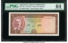Afghanistan Bank of Afghanistan 50 Afghanis ND (1957) / SH1336 Pick 33c PMG Choice Uncirculated 64. 

HID09801242017